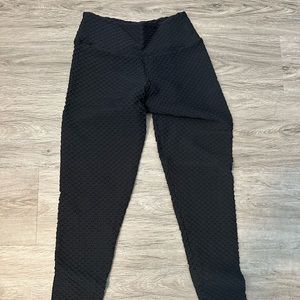 Booty by Brabants Black Croco Leggings (One Size)